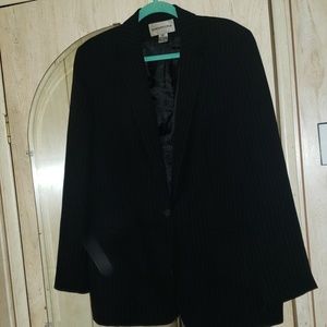 Womans Evan Picone pinstriped Suit SZ 16